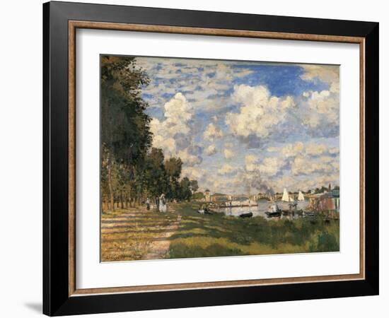 The Basin at Argenteuil-Claude Monet-Framed Giclee Print