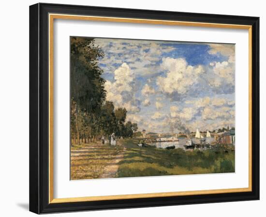 The Basin at Argenteuil-Claude Monet-Framed Giclee Print