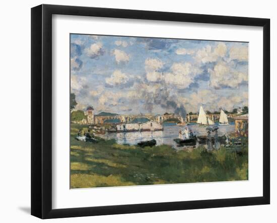 The Basin at Argenteuil-Claude Monet-Framed Giclee Print