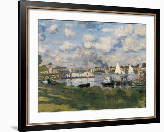 The Basin at Argenteuil-Claude Monet-Framed Giclee Print