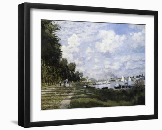 The Basin at Argenteuil-Claude Monet-Framed Giclee Print