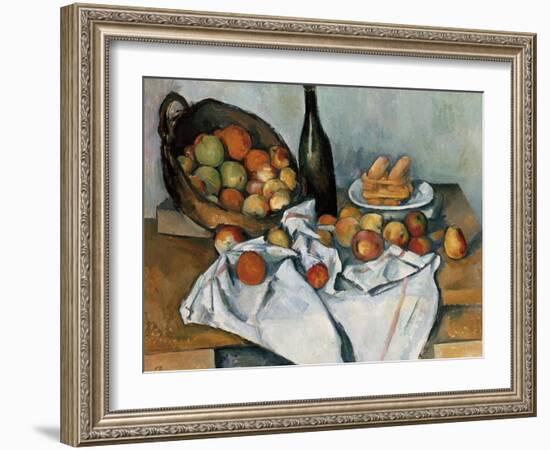 The Basket of Apples, c. 1893-Paul Cézanne-Framed Giclee Print