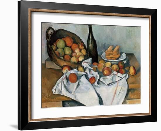 The Basket of Apples, c. 1893-Paul Cézanne-Framed Giclee Print