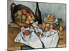 The Basket of Apples, c. 1893-Paul Cézanne-Mounted Giclee Print