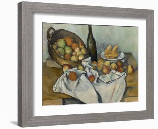 The Basket of Apples, c.1893-Paul Cezanne-Framed Giclee Print