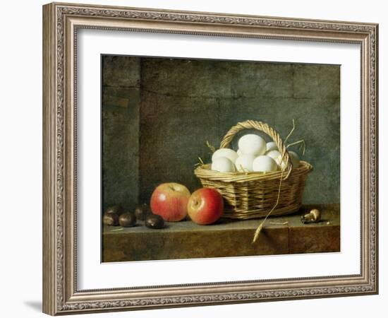 The Basket of Eggs, 1788-Henri Roland De La Porte-Framed Giclee Print