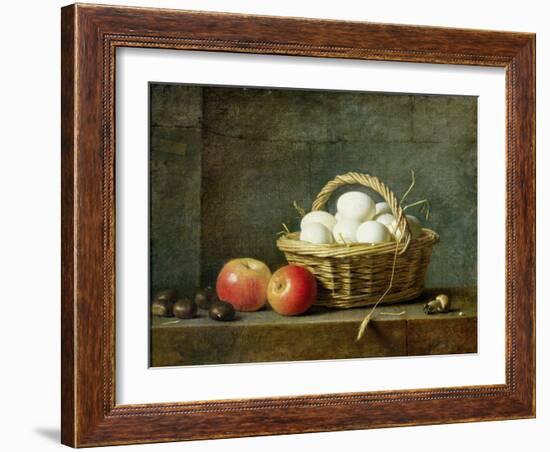 The Basket of Eggs, 1788-Henri Roland De La Porte-Framed Giclee Print