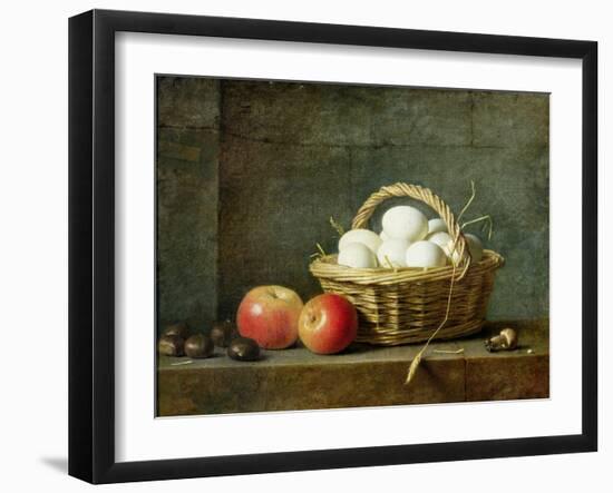 The Basket of Eggs, 1788-Henri Roland De La Porte-Framed Giclee Print