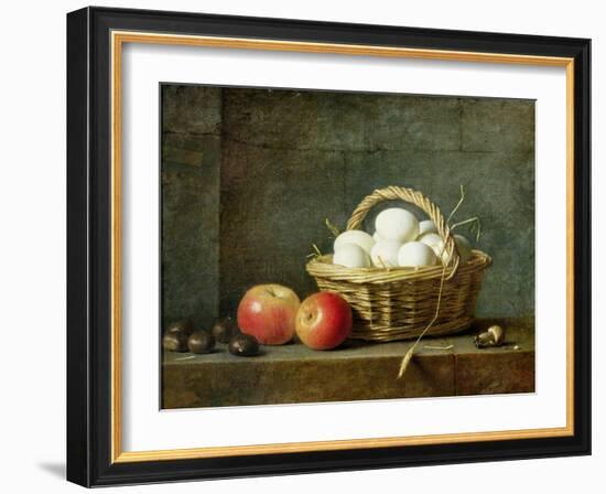 The Basket of Eggs, 1788-Henri Roland De La Porte-Framed Giclee Print