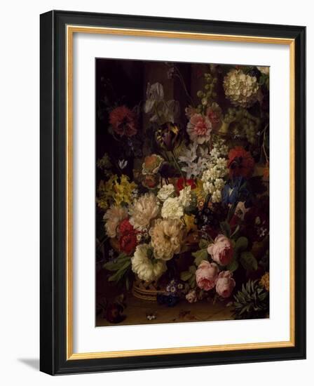 The Basket of Flowers, Detail from Julia's Tomb, 1804-Jan Frans van Dael-Framed Giclee Print