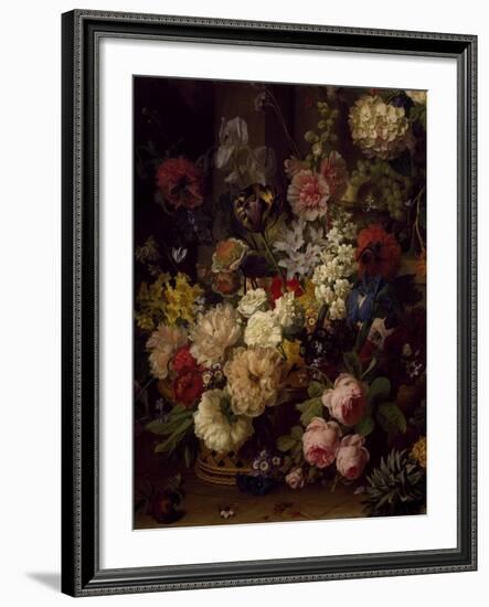 The Basket of Flowers, Detail from Julia's Tomb, 1804-Jan Frans van Dael-Framed Giclee Print