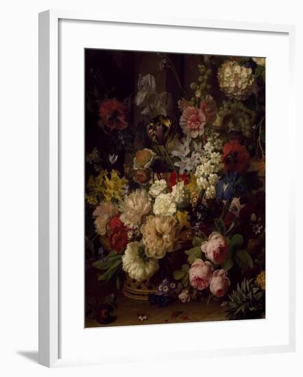 The Basket of Flowers, Detail from Julia's Tomb, 1804-Jan Frans van Dael-Framed Giclee Print