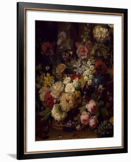 The Basket of Flowers, Detail from Julia's Tomb, 1804-Jan Frans van Dael-Framed Giclee Print