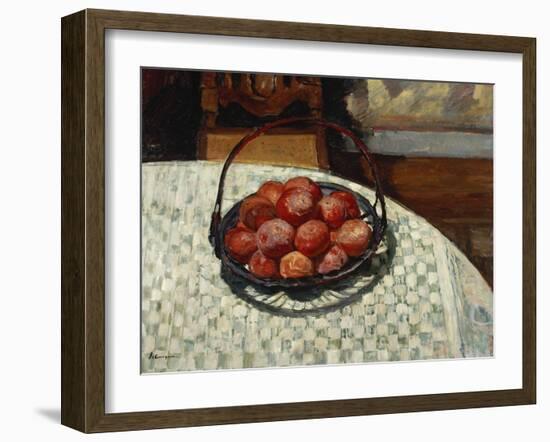 The Basket of Fruit; Le Corbeille De Fruit-Henri Lebasque-Framed Giclee Print