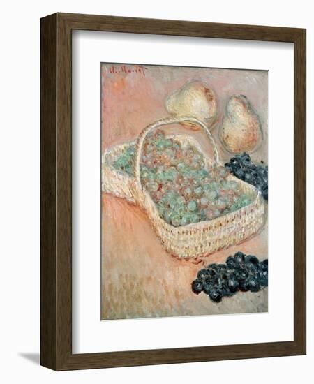 The Basket of Grapes, 1884-Claude Monet-Framed Giclee Print