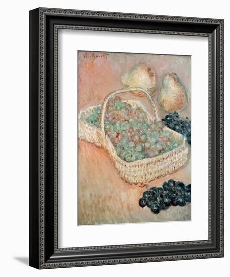 The Basket of Grapes, 1884-Claude Monet-Framed Giclee Print