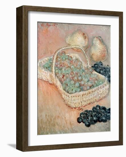 The Basket of Grapes, 1884-Claude Monet-Framed Giclee Print