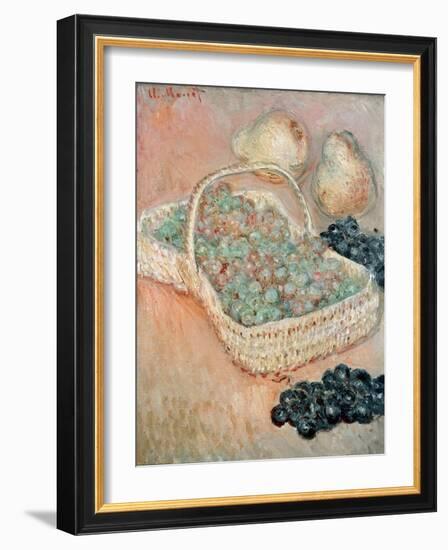 The Basket of Grapes, 1884-Claude Monet-Framed Giclee Print