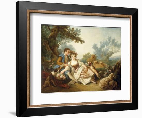 The Basket of Roses, 1785-Jean-Baptiste Huet-Framed Giclee Print