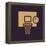 The Basketball Icon. Game Symbol. Flat-Vladislav Markin-Framed Stretched Canvas