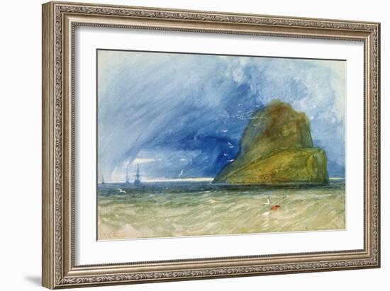 The Bass Rock, Scotland, C.1833-35-John Sell Cotman-Framed Giclee Print