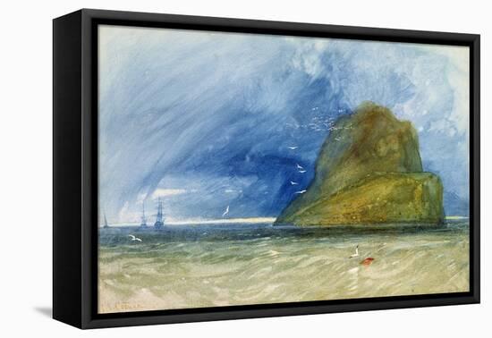 The Bass Rock, Scotland, C.1833-35-John Sell Cotman-Framed Premier Image Canvas