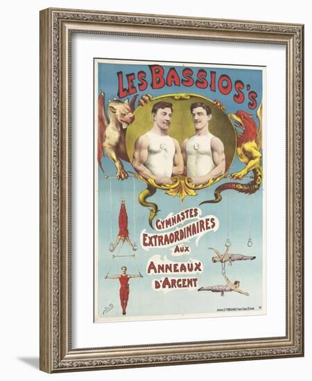 The Bassio's Extraordinary Gymnasts to Silver Rings-null-Framed Giclee Print