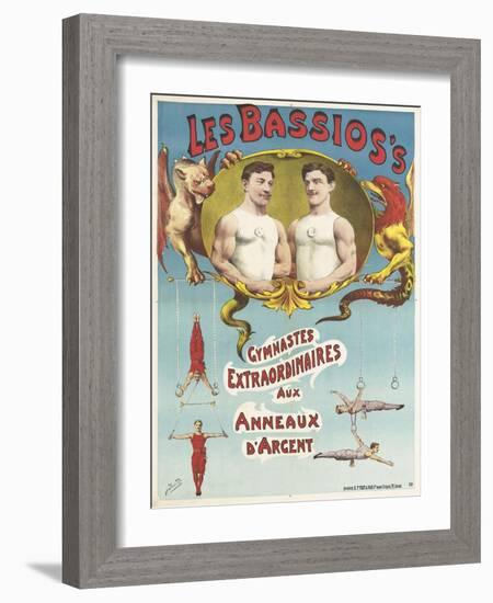 The Bassio's Extraordinary Gymnasts to Silver Rings-null-Framed Giclee Print