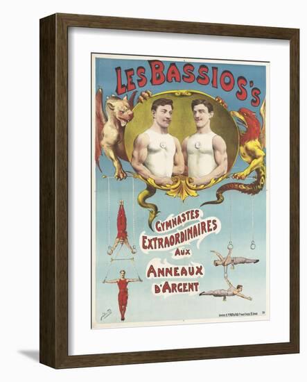 The Bassio's Extraordinary Gymnasts to Silver Rings-null-Framed Giclee Print