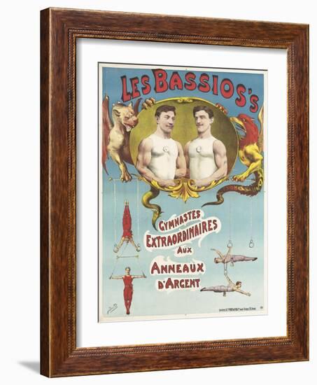 The Bassio's Extraordinary Gymnasts to Silver Rings-null-Framed Giclee Print