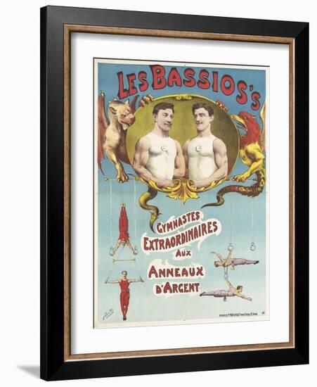 The Bassio's Extraordinary Gymnasts to Silver Rings-null-Framed Giclee Print