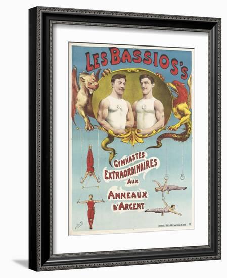 The Bassio's Extraordinary Gymnasts to Silver Rings-null-Framed Giclee Print