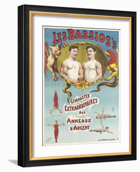 The Bassio's Extraordinary Gymnasts to Silver Rings-null-Framed Giclee Print