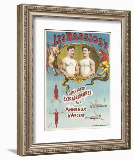 The Bassio's Extraordinary Gymnasts to Silver Rings-null-Framed Giclee Print