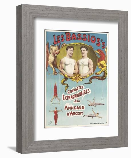 The Bassio's Extraordinary Gymnasts to Silver Rings-null-Framed Giclee Print