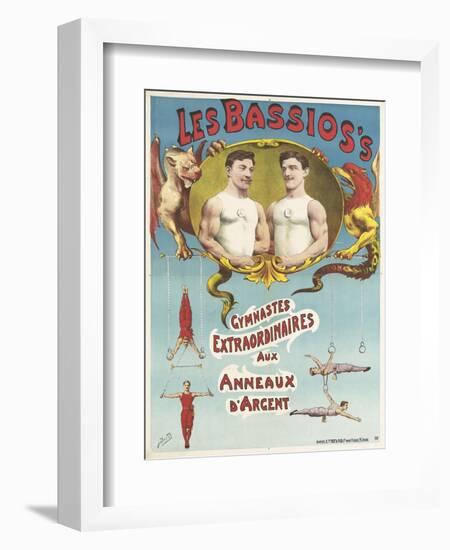 The Bassio's Extraordinary Gymnasts to Silver Rings-null-Framed Giclee Print