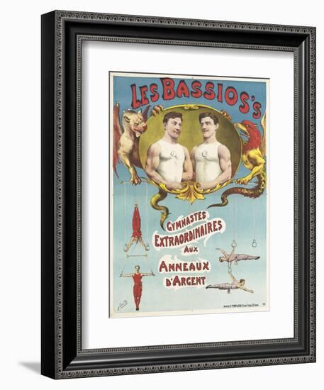 The Bassio's Extraordinary Gymnasts to Silver Rings-null-Framed Giclee Print