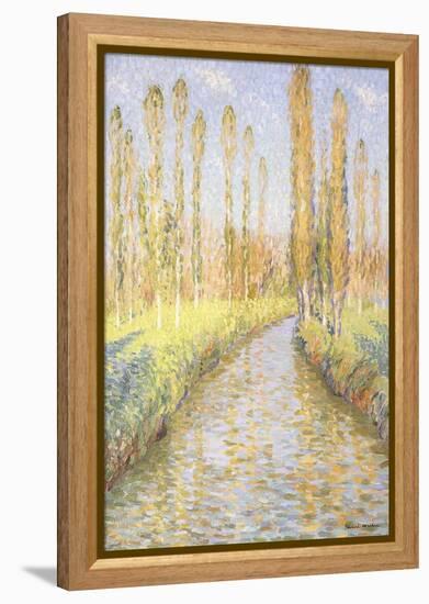 The Bastide du Vert in Autumn, La Bastide du Vert en Automne-Henri Martin-Framed Premier Image Canvas