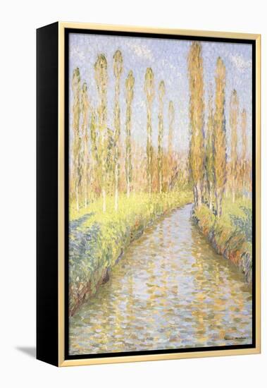 The Bastide du Vert in Autumn, La Bastide du Vert en Automne-Henri Martin-Framed Premier Image Canvas