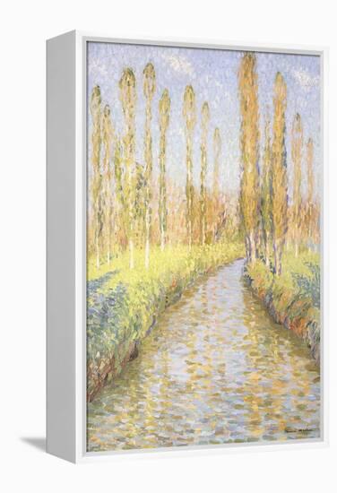 The Bastide du Vert in Autumn, La Bastide du Vert en Automne-Henri Martin-Framed Premier Image Canvas