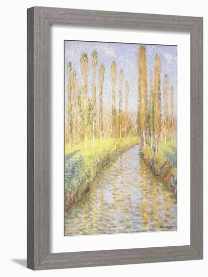 The Bastide du Vert in Autumn, La Bastide du Vert en Automne-Henri Martin-Framed Giclee Print