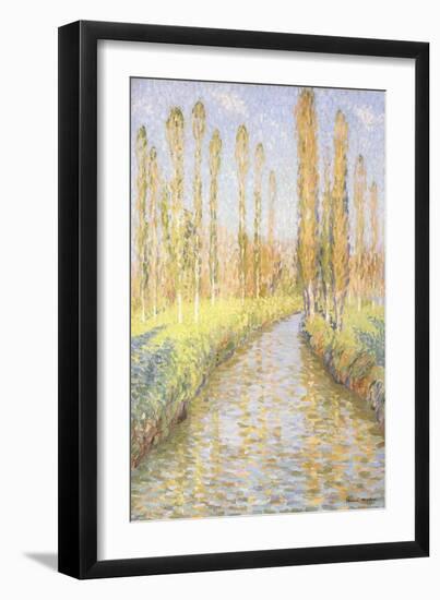 The Bastide du Vert in Autumn, La Bastide du Vert en Automne-Henri Martin-Framed Giclee Print