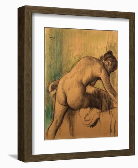 The Bath, 1883-Edgar Degas-Framed Giclee Print