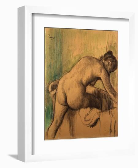 The Bath, 1883-Edgar Degas-Framed Giclee Print