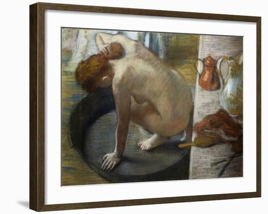 The Bath, 1886-Edgar Degas-Framed Giclee Print