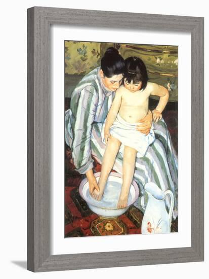 The Bath, 1891-Mary Cassatt-Framed Giclee Print