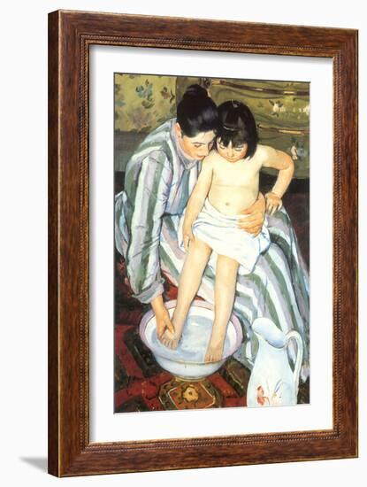 The Bath, 1891-Mary Cassatt-Framed Giclee Print