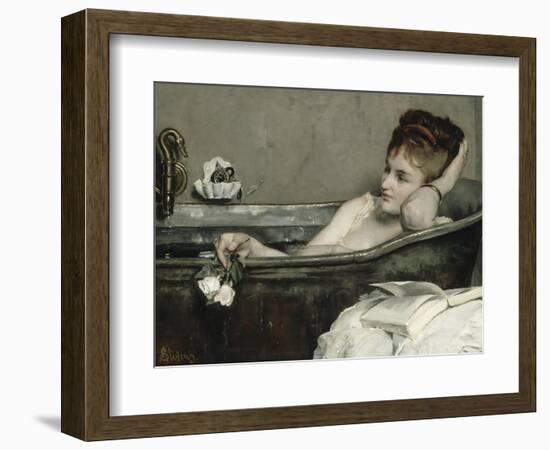 The Bath, also Said the Woman in the Bath or Shower-Alfred Emile Léopold Stevens-Framed Giclee Print