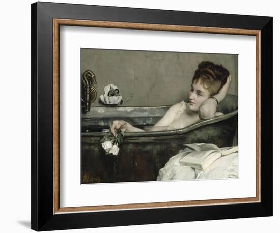 The Bath, also Said the Woman in the Bath or Shower-Alfred Emile Léopold Stevens-Framed Giclee Print