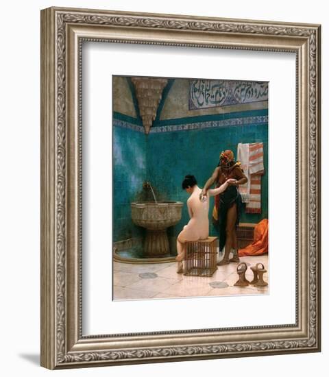 The Bath, ca. c.1880-1885-Jean Leon Gerome-Framed Art Print